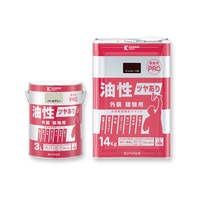 有名な高級ブランド Kanpe Hapio 油性ツヤあり建物用PRO 白 3L 00077640011030 カンペハピオ 日用品 